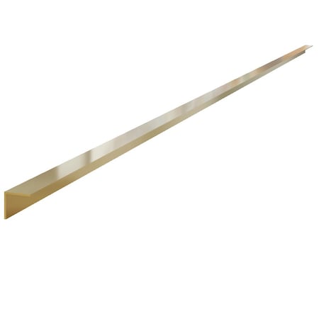 Designs Of Distinction 7/8in Aluminum L-Channel - 72inL - Satin Brass 01110451SB1